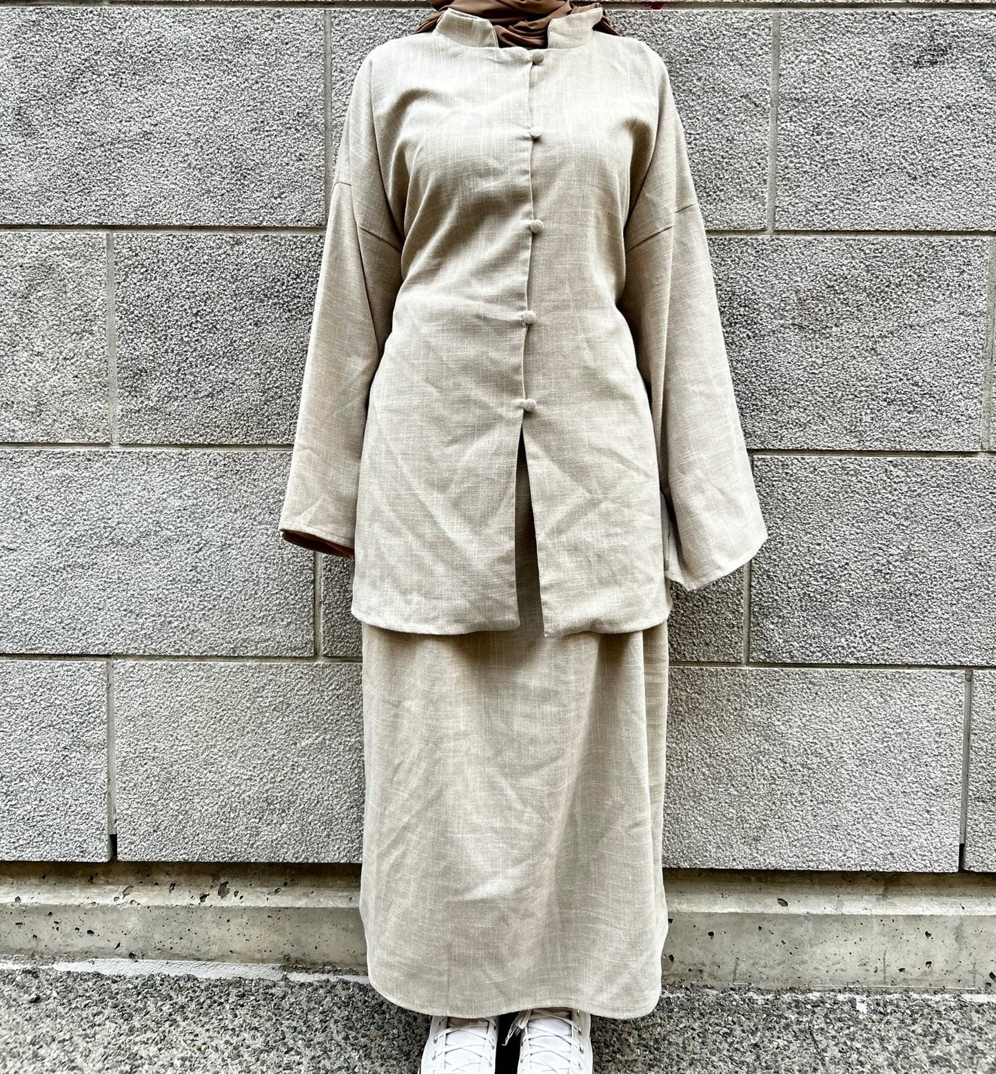 Desert Buttoned Set