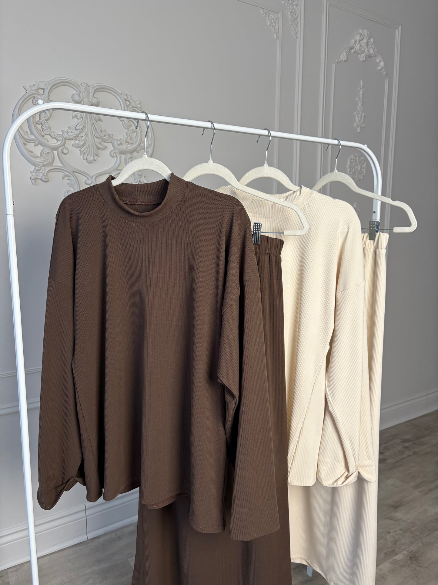 The chocolate Knit set