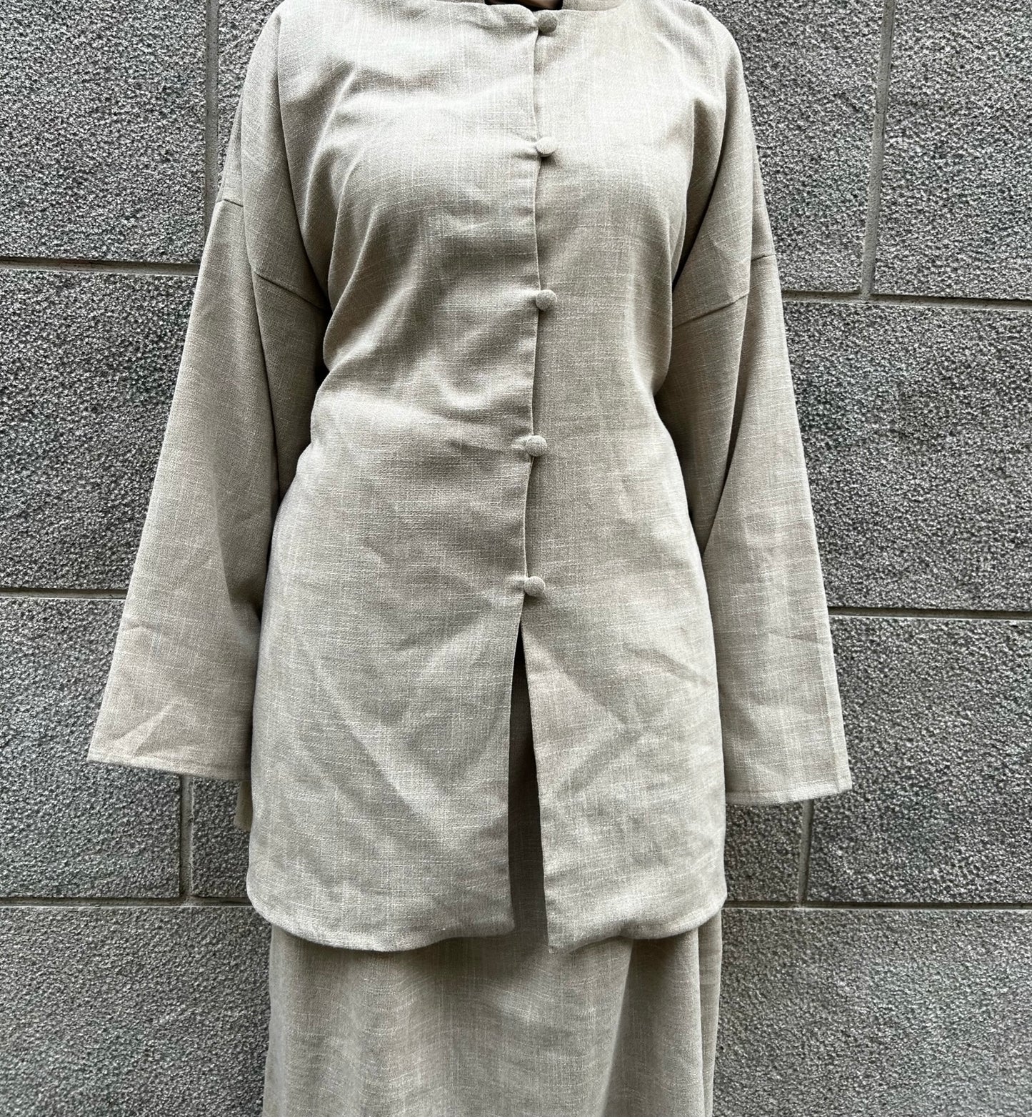 Desert Buttoned Set