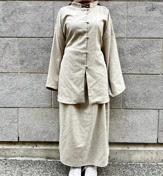 Desert Buttoned Set